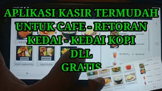 Aplikasi Kasir Cafe - Restoran - Kedai GRATIS || Aplikasi Penjualan POS Bergambar Mudah Praktis screenshot 5