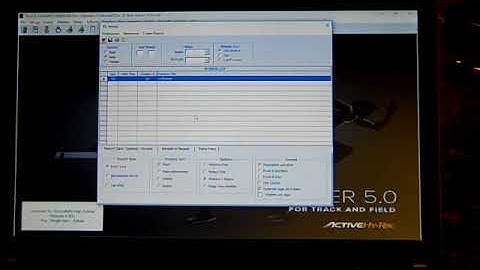 Hytek How to Print Team report for coaches scratches