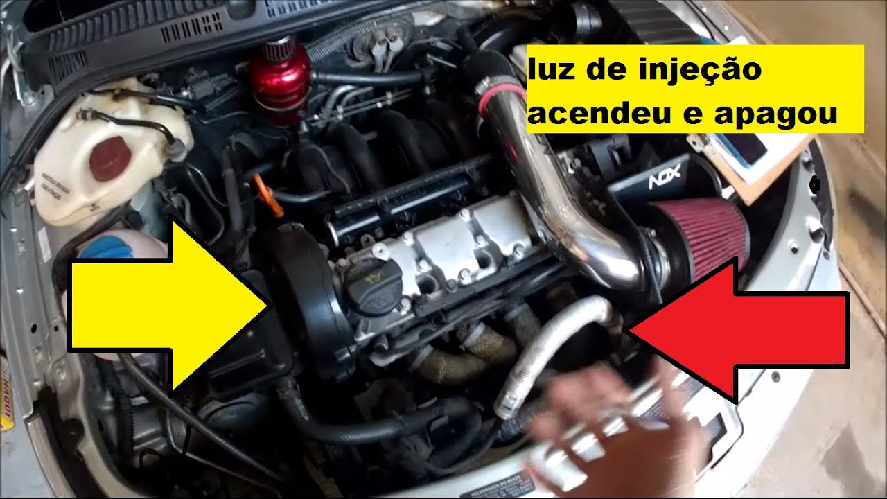 luz de injeção acendeu e apagou - YouTube