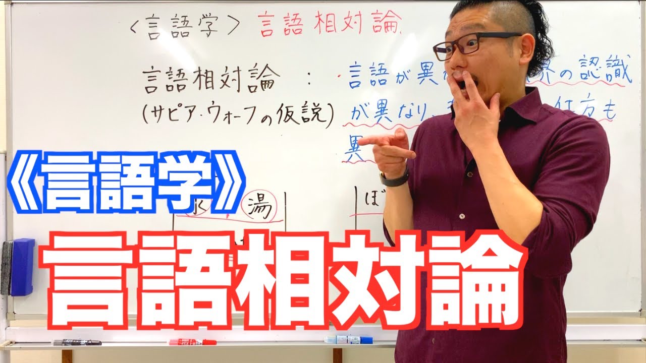【言語学】言語相対論