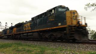 4/25 CSX empty coaltrain E787 westbound at St Denis MD #viral #video #shorts #short #viralvideo