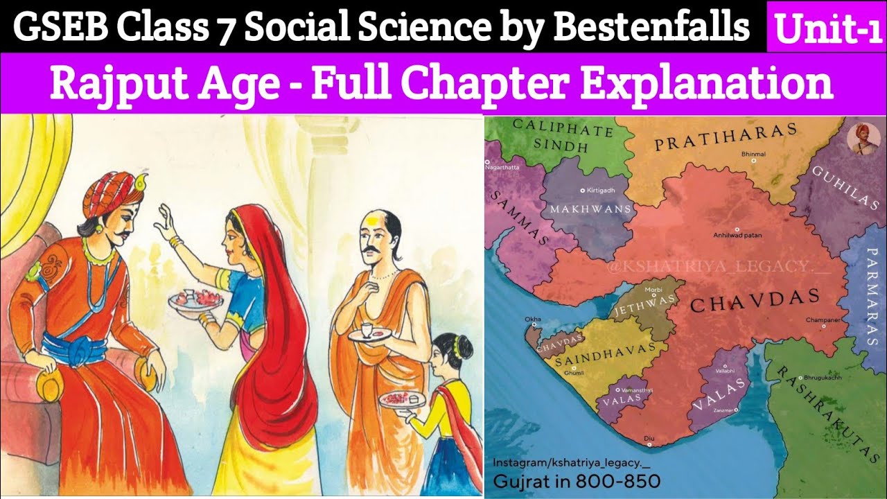Class 7 SS U1| Rajput Age - New Rulers and States | Full Chapter ...