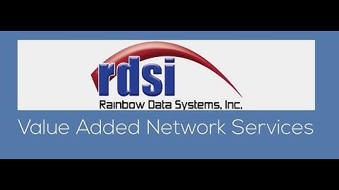 RDSI Value Added Network Services