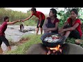 Yummy fish soup spicy tasty for delicious meal near river - My Natural Food ep 63