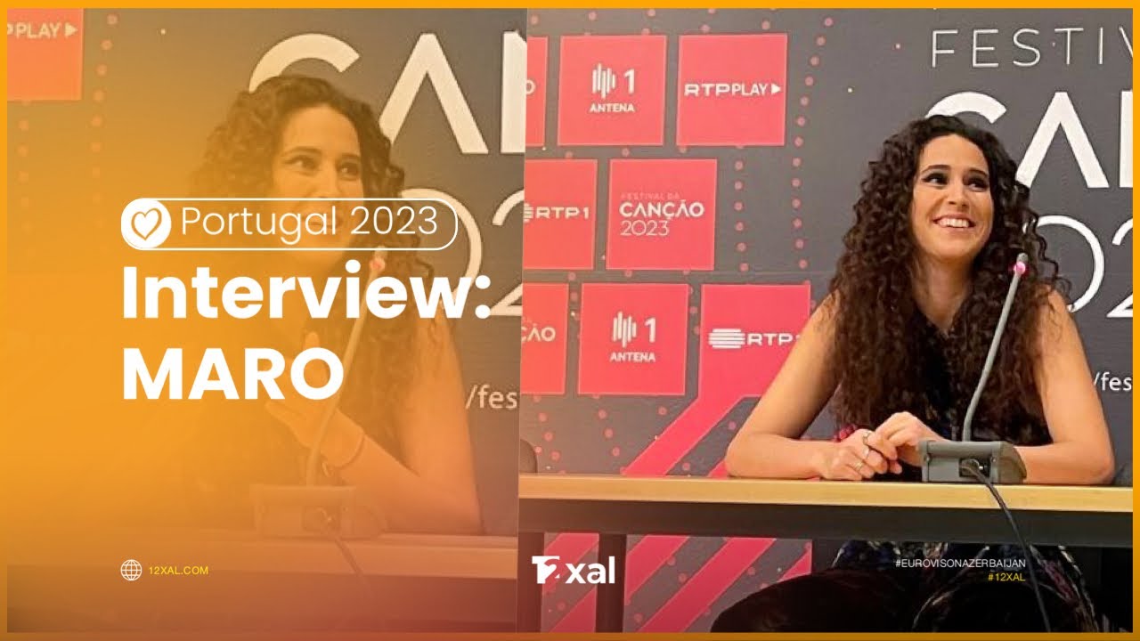Interview: Maro / Festival da Canção 2023 Press Conference (Eurovision 2022 Portugal)