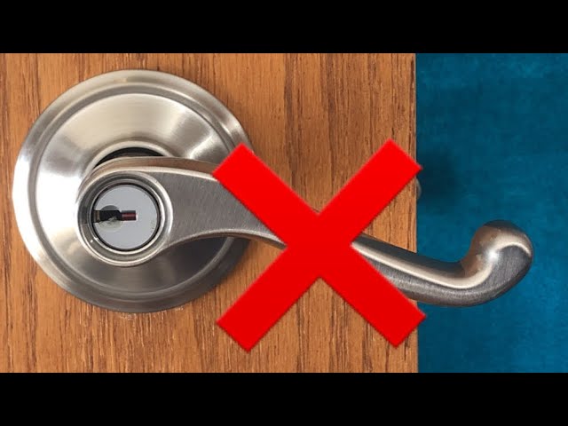 How to install a Schlage Custom™ Combined Interior lock