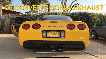 C5 Corvette BORLA Exhaust & Headers!