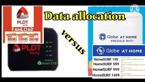 Pldt Smart versus Globe at Home prepaid broadband load