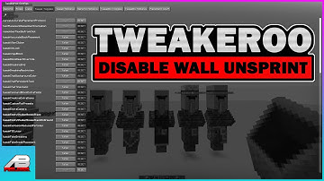 Tweakeroo Disable Wall Unsprint - Keep running in minecraft even after hitting the wall
