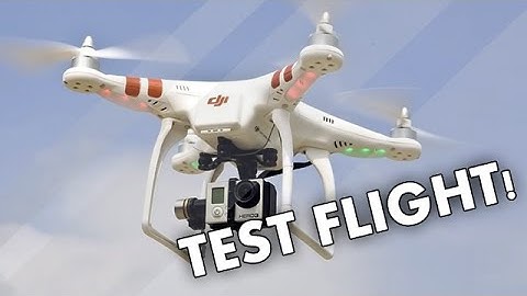 DJI Phantom 2 - 3 Axis H3-3D Gimbal Test Flight