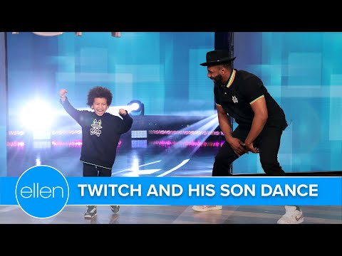 tWitch Dances with Son Maddox for Father's Day!