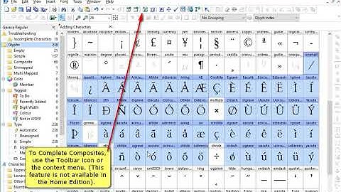 FontCreator 10 1 Adding Characters