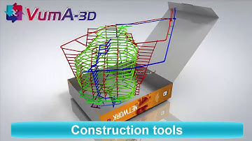 VUMA3D-network 2018 - Construction tools - 3D mine ventilation simulation software www.vuma3d.com