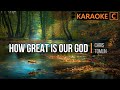 How Great Is Our God - Chris Tomlin | KARAOKE [Key of C]