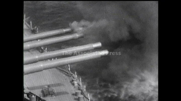 Home Fleet Fires Big Guns At Sea