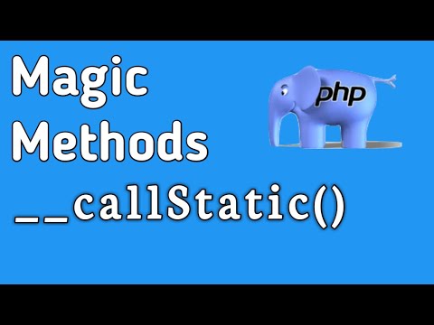 Magic Methods in PHP ( __callStatic() ) PHP OOP Concept in Hindi/Urdu.