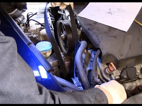 How to replace the drive belt on a 2006 Acura TL