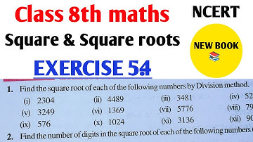 Class 8th maths l Exercise 5.4 Q2 l NCERT l Solution l Square and square roots l Carb Academy