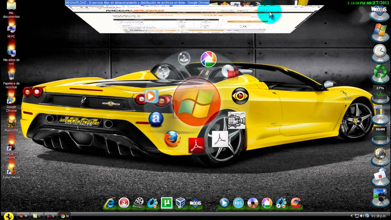 descargar tema de ferrari para windows xp - YouTube