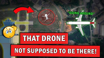 Drone DISRUPTING LANDINGS at Charlotte! | Police Drone?