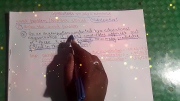 Operations on large numbers......class 5 .....word problem( substraction)