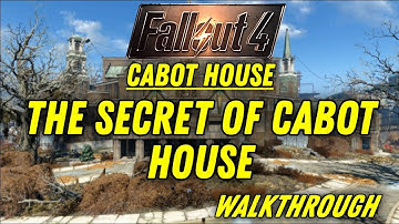 The Secret of Cabot House - Parsons State Insane Asylum (Walkthrough) | Fallout 4