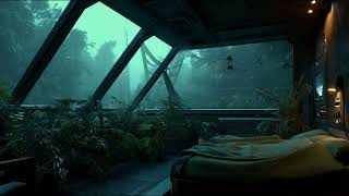 Echoes Through the Rain - Twin Peaks Sci Fi Ambience for Sleep and Focus 3 Hours