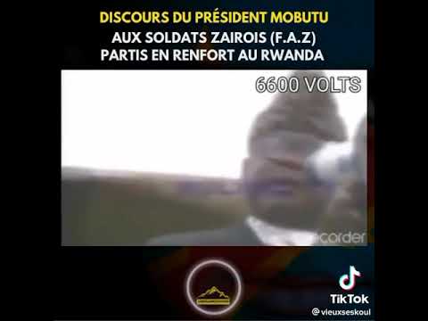 Mobutu salue la bravoure des Faz