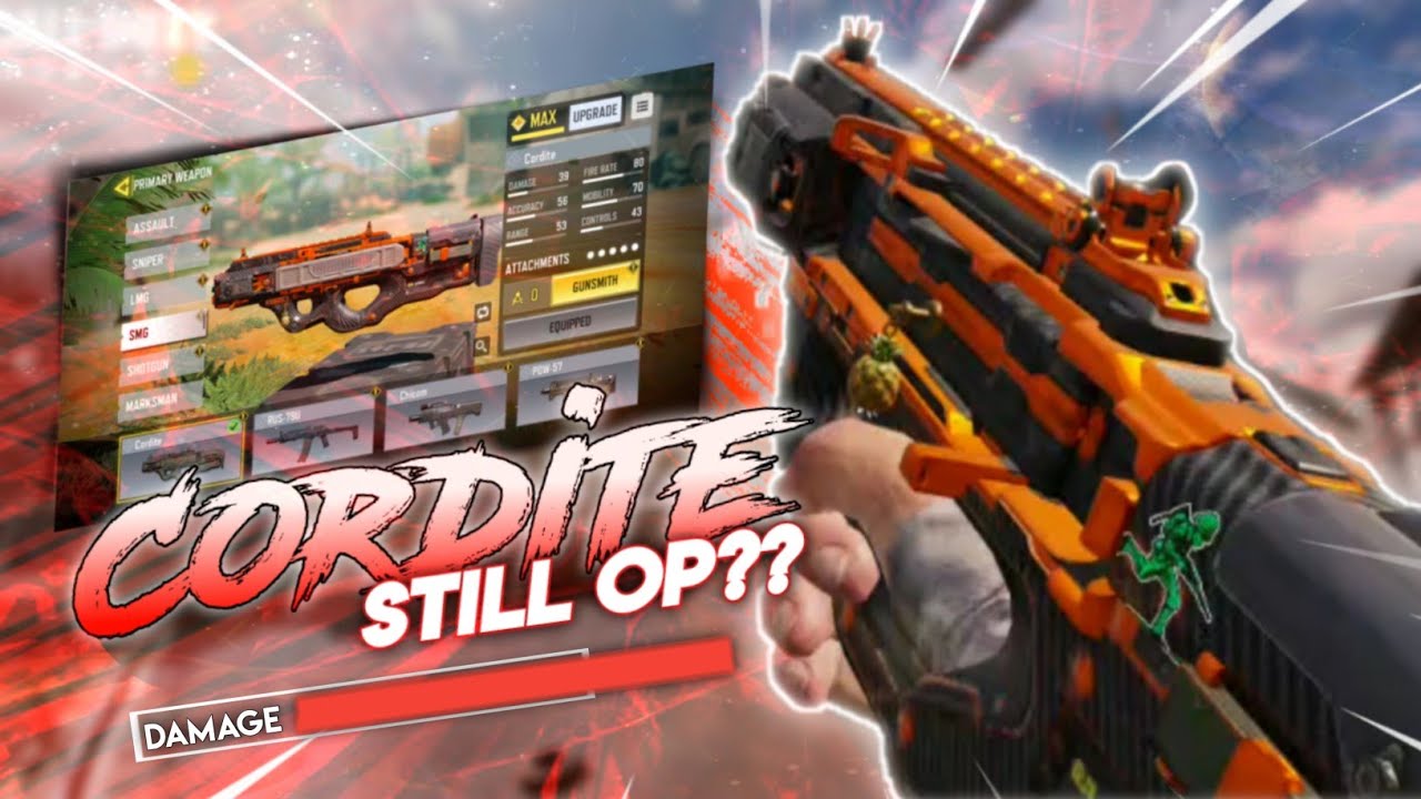Best CORDITE Gunsmith Setup - COD Mobile Season 9