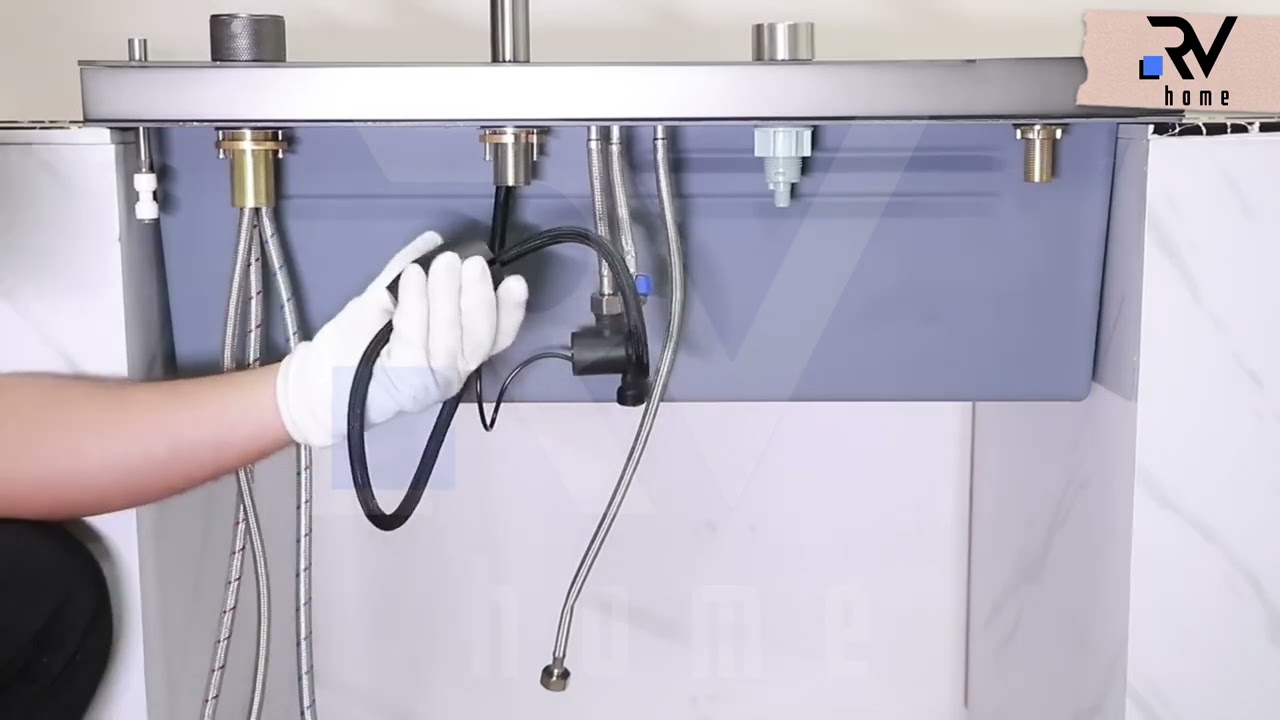 Instalación de Bacha inteligente RV Home 101 75 Nanotecnología full modular