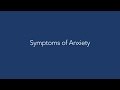 Symptoms Of Anxiety In Children