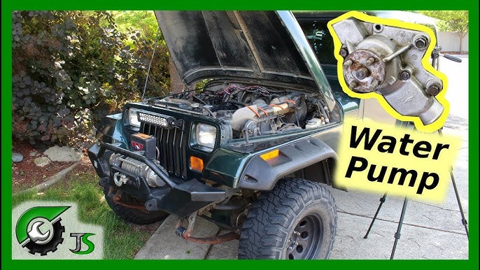 Tears of a TJ – Replacing the Jeep TJ Water Pump - YouTube