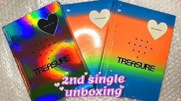 Unboxing TREASURE 트레저 2nd Single Album The First Step: Chapter Two (Black & White Ver) ktown4u Bonus