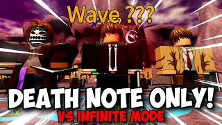 Death Note Only vs Infinite Mode! | ASTD Challenge