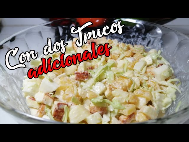 Ensalada agridulce para acompañar tus platos fuertes Mandolina