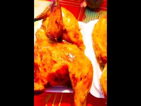 ไก่อบโอ่ง 泰式路边水缸烤鸡.Thai style roadside grilled chicken .By David