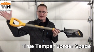 True Temper Border Spade Great For Tree Planting and Landscaping | Weekend Handyman