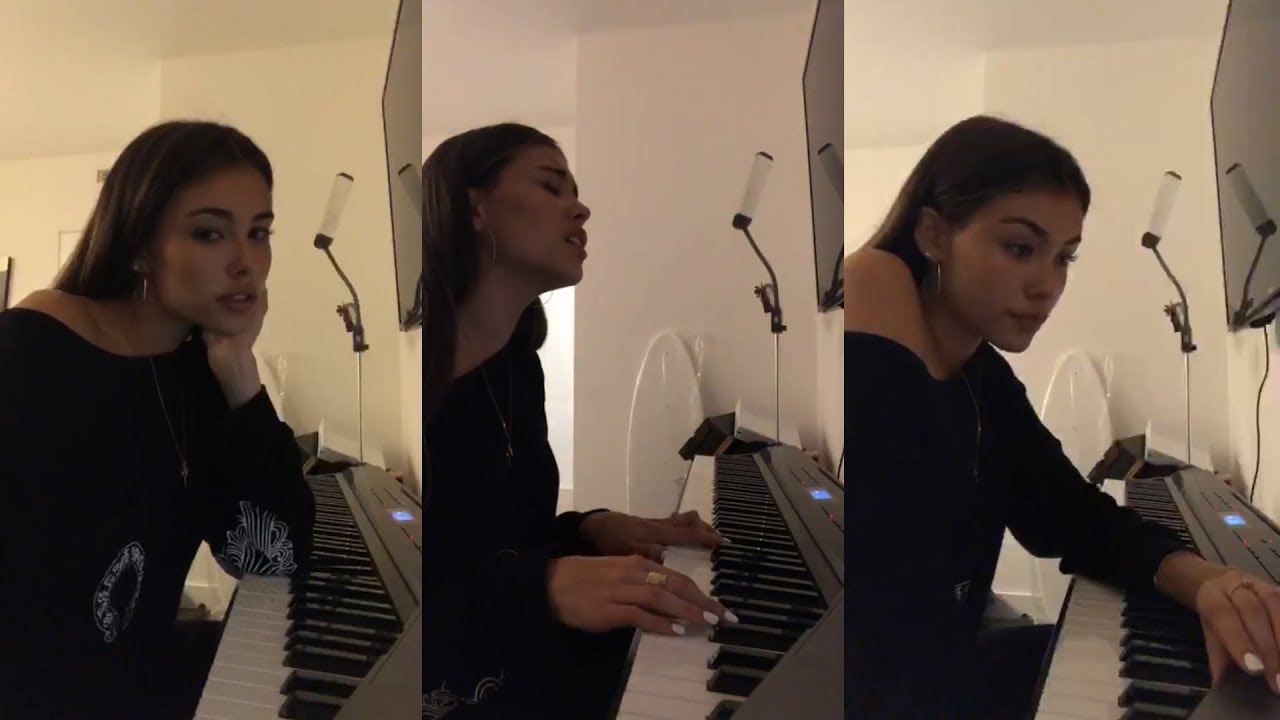 Madison Beer | Instagram Live Stream | 5 July 2018  [Playing Piano & Singing]