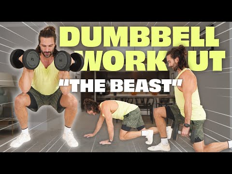 15 min dumbbell workout "the beast" | the body coach tv