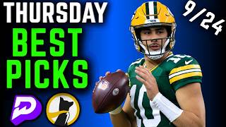 BEST NFL PRIZEPICKS TODAY | THURSDAY | 9/24/26| PLAYER PROPS AND PREDICTIONS September 21st