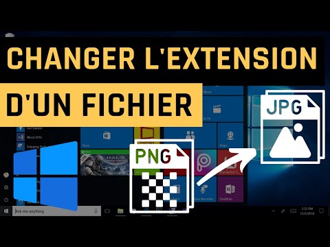 Vidéo: Comment changer l'extension de plusieurs fichiers dans Windows 10 ?