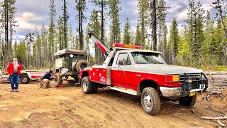 Off Road Camping Goes WRONG!!   Call in the wrecker!
