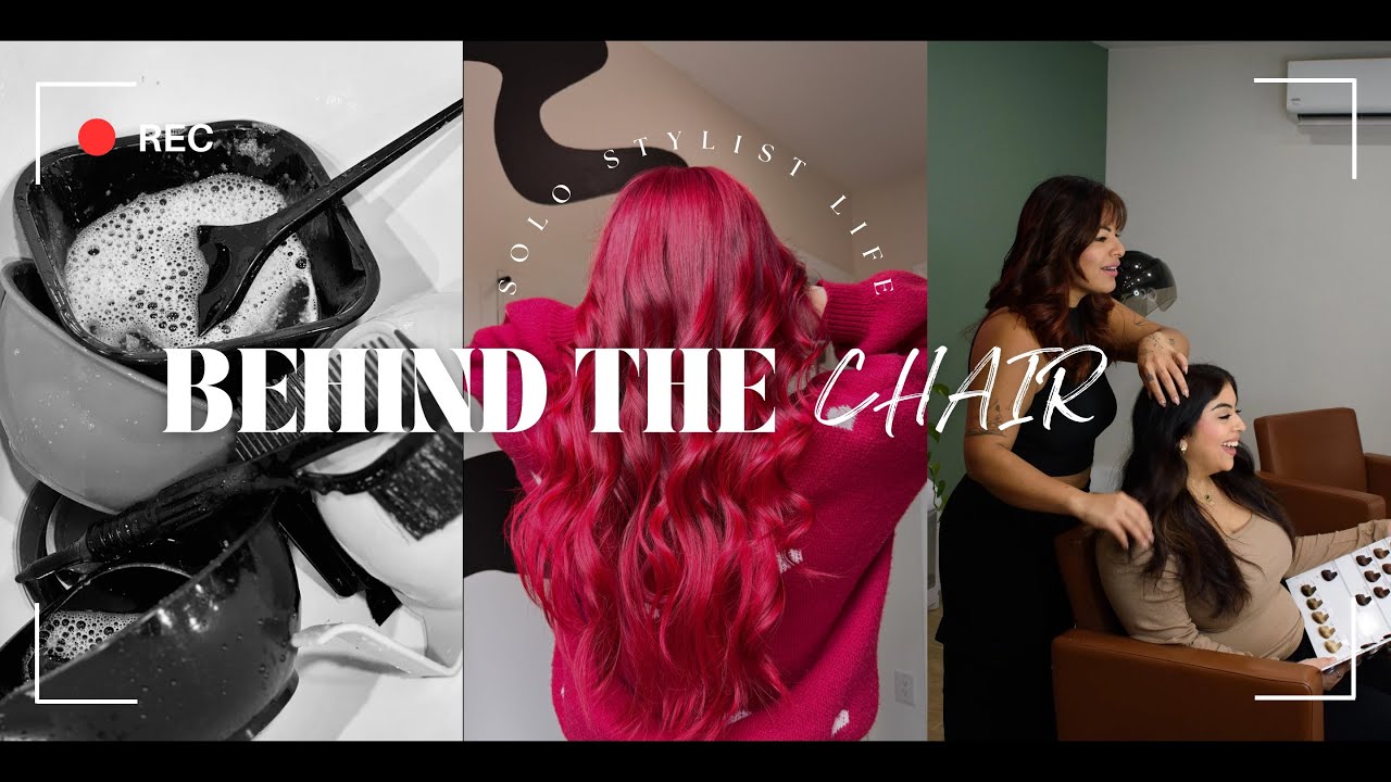 A Day in the Life of a Solo Hairstylist | Real Salon Routine + Hair Transformations