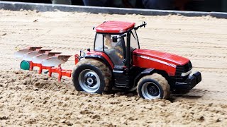 Case IH Magnum MX270 Ploughing w/ 4-furrow Turnable Plough | RC Tractor