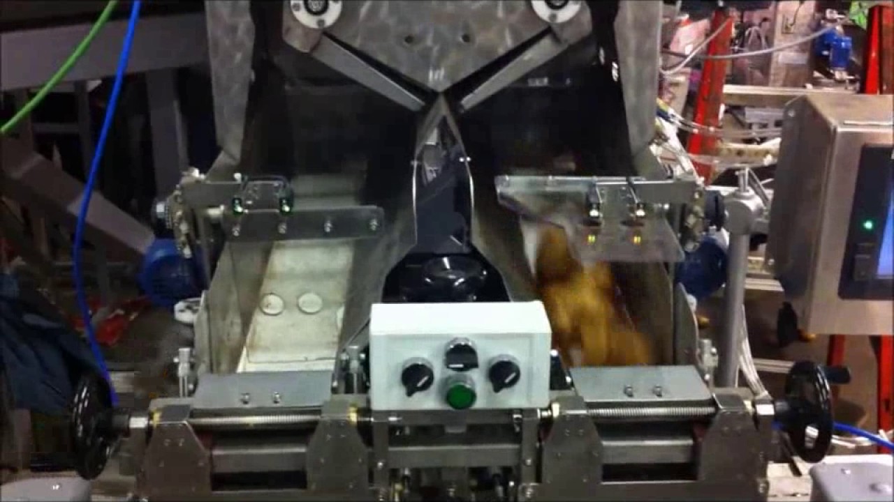 Potato automatic bagger and carousel bagger - YouTube