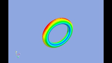 Direct Numerical Simulation of a swirling vortex ring