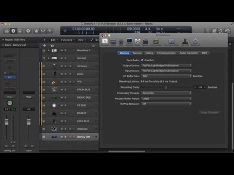 How To Fix The Latency In Logic X Youtube