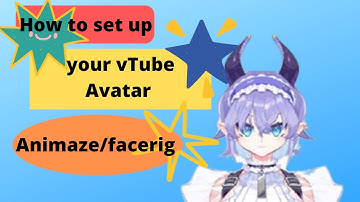 How to make your vroid studio avatar work with animaze/facerig!