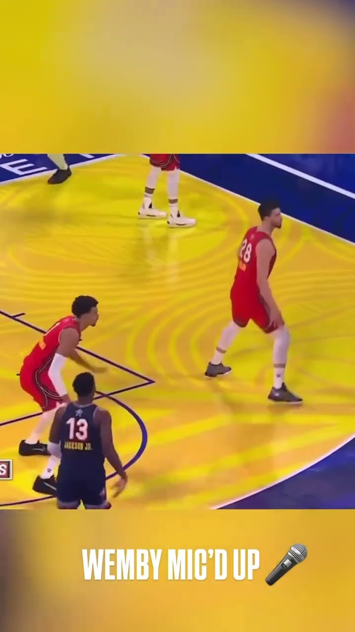 Wemby mic'd up at his first All-Star Game ?