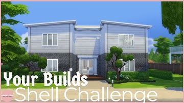 Your Builds: My First Shell Challenge || Sims 4 Shell Challenge Builds